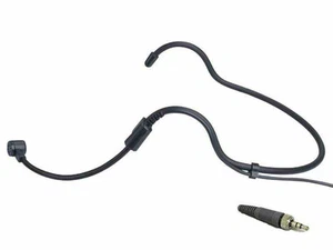 Auriculares negros micrófono para sistema de micrófono inalámbrico Sennheiser - Imagen 1 de 1