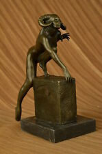 Original Vienna Bronze, VERY RARE Woman Devil FAUN Hot Cast Figurine Figure Sale
