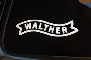 Gun Sticker Vinyl Die Cut Decal Walther Hunting Pistol Choose Size (V306) - Picture 1 of 1