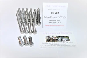 Honda CBR600 F/CBR600 FS/CBR600 FX - Engine Covers Bolts Set - Stainless Steel - Picture 1 of 5
