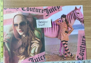 Juicy Couture Duft 2008 2 Pg. Papier Print Werbung - Bild 1 von 2
