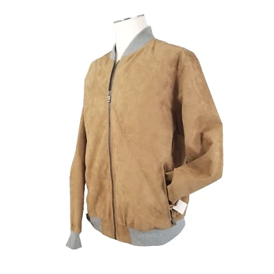 Weatherproof Jacket Mens XL Extra large Brown Micro Suede NEW - Image 1 of 4