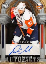 Doug Weight autographed Hockey Card (Islanders) 2009 Upper Deck Artifacts #AFDW