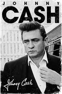 Johnny Cash Iron On Transfer For T-Shirt & Other Light Color Fabrics #1 - Picture 1 of 4