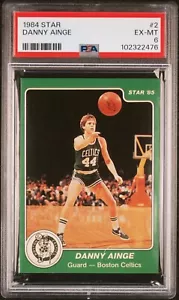 1984 Star #2 Danny Ainge PSA 6 EX-MT - Picture 1 of 3
