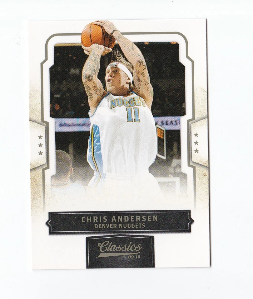 2009-10 Classics #54 Chris Andersen Denver Nuggets Blinn College - Image 1 of 2