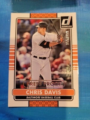 2015 Panini Donruss - Press Proof Silver #55 Chris Davis /199 - Image 1 of 2
