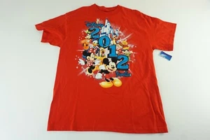 Walt Disney Shirt Adult Large 2012 Florida Disney World Short Sleeve Crew Neck - Picture 1 of 6
