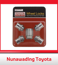 Genuine Toyota Zre182 Corolla Alloy Wheel Lock Nut Set 4 Nuts 1 Key Locking