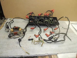 1987 Suzuki DT200 200 HP CDI, Stator, Magneto, Wiring Harness, Coils, Un-cut WOW - Bild 1 von 13