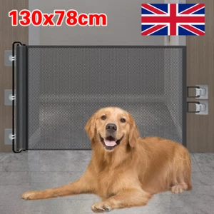 Retractable Baby Gate-Safety Guard Folding Pet Dog Toddler Stair Gates Isolation - Picture 1 of 10