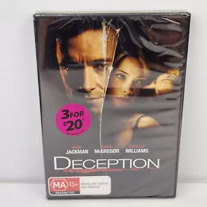 Deception DVD Movie 2008 Hugh Jackman Ewan McGregor Thriller Crime Reg 4 - Picture 1 of 2