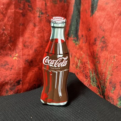 Collectors Coca-Cola Lip Smacker Bottle Shaped Tin Container Tin Only No Balms - Image 1 of 4