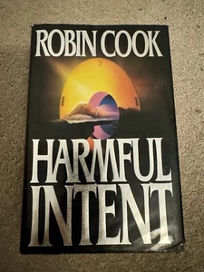 Harmful Intent Robin Cook (Hardcover, 1990) First Edition - Picture 1 of 4