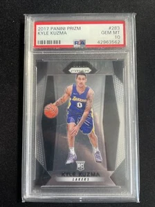 2017-18 PANINI PRIZM KYLE KUZMA ROOKIE RC #283 PSA 10 GEM MINT LAKERS NBA CHAMP - Picture 1 of 2