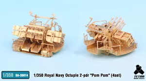 Tetra TE-SA-35014 1/350 Royal Navy Octuple 2-Pdr "Pom Pom" (4 Set) - Bild 1 von 3