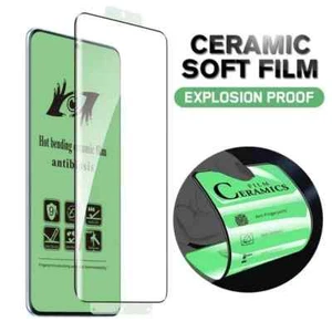 For iPhone 14 13 Pro Max HD Ceramic Bendable Soft Film 5D Touch Screen Protector - Picture 1 of 11