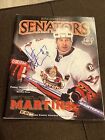 Binghamton Senators autographed hockey magazine Steve Martins fd97