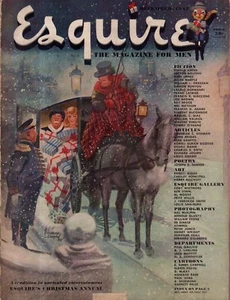 1947 Esquire December - Chesley Bonestell; Edward G Robinson; Damon Runyun;Idaho - Picture 1 of 1