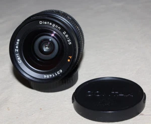 CARL ZEISS CONTAX DISTAGON 25mm f/2.8 AEG MF LENS C/Y MOUNT EXCELLENT CONDITION - Picture 1 of 5