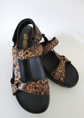 Sandalias Alegría Henna Feroz Leopardo Estampado Animal Talla 38 Foto 1 de 4
