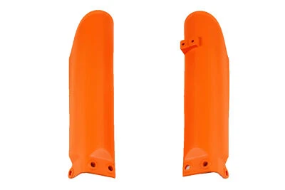UFO Orange Lower Fork Guards 03-17 SX, SX85, XC Foto 1 de 2