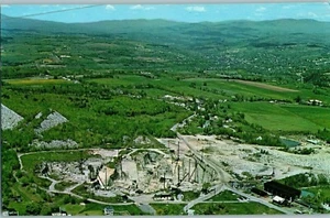 Luftaufnahme Postkarte Der Wells Lamson Granit Steinbruch Barre Vermont - Picture 1 of 2