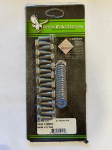 Licensed Mopar "M" Stainless Mopar Small Block Oil Pan Bolt Kit - Bild 1 von 5