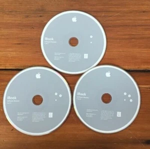 2002 iBook Software Restore Macintosh Mac OS 9.2.2 OSX 10 Programs CD Discs - Picture 1 of 12