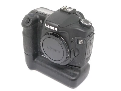 Canon EOS 40D 10.1MP Digital SLR Camera Body With BG-E2 Battery Grip - Image 1 of 4