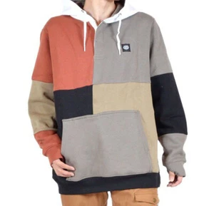 686 Rugby Colorblock Hoody (L) Black Colorblock L9WPHS06-BLK - Picture 1 of 1