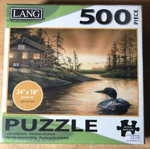 LANG 500 piezas PUZZLE Cabina en los estrechos Loones 24 x 18 - Imagen 1 de 5