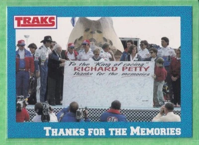 1991 Traks Richard Petty #36 Richard Petty Thanks For The Memories - Image 1 of 2
