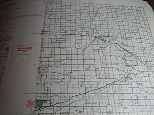 1955 SHIAWASSEE County MI Michigan DNR CONSERVATION DNR MAP - Picture 1 of 1