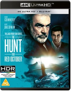 The Hunt for Red October (4K UHD Blu-ray) Richard Jordan Sean Connery Sam Neill - Picture 1 of 2