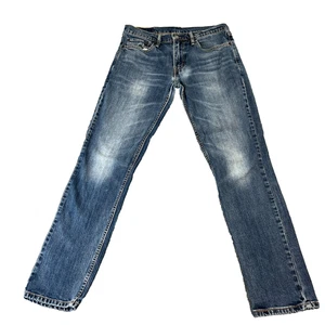 Levi's 511 Jeans Herren 32 32 Tapered Fit Dark Wash Blau Schnurrhaare Red Tab - Bild 1 von 12