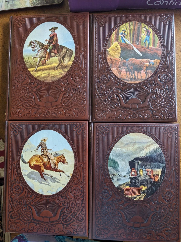 6x THE OLD WEST Time Life BOOKS Railroaders Cowboys Loggers Spanish West LOT #4 - image 1 of 3