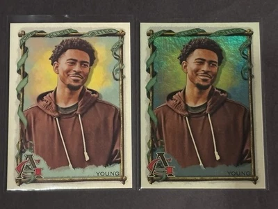 2023 Topps Allen & Ginter Bryce Young + Hot Box NFL Panthers RC - Image 1 of 4