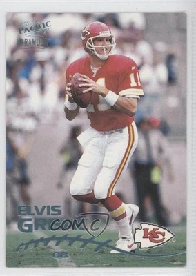 1998 Pacific Paramount Platinum Blue Elvis Grbac #113 - Image 1 of 2