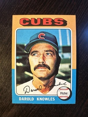 1975 TOPPS MINI #DAROLD KNOWLES CHICAGO CUBS NM *Hot Corner Vintage* - Изображение 1 из 2