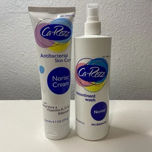 Crema antibacteriana Norisc Ca-Rezz de 1 quilate 9,7 oz y 1 quilate lavado incontinente 16 oz - Imagen 1 de 8