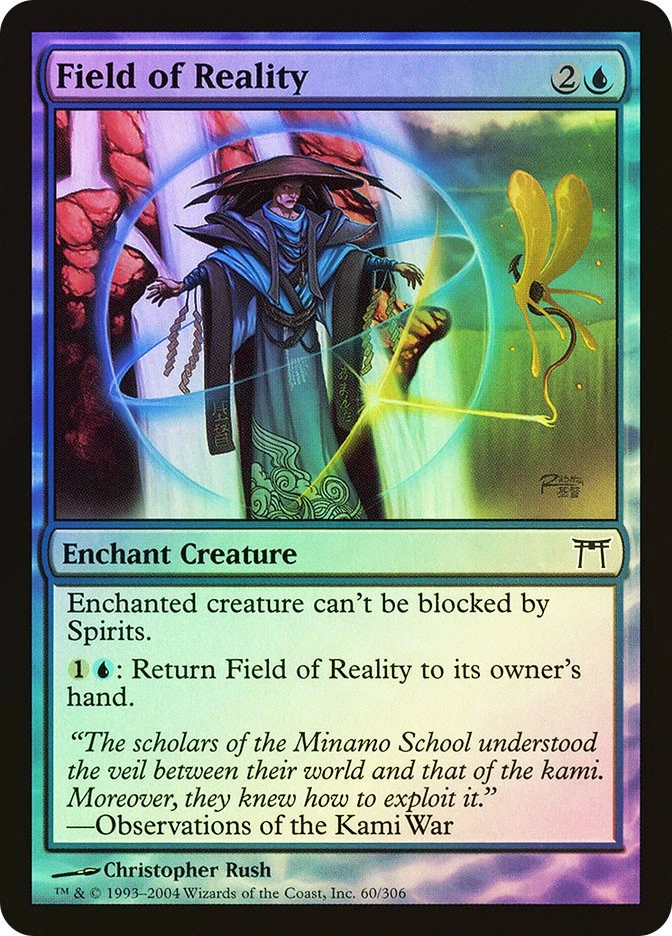MTG FOIL Field of Reality  - Champions of Kamigawa #060 - Image 1 of 1