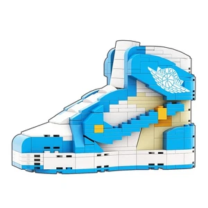Hypebrickz AJ1 Off-White UNC Zapatilla Ladrillos Juguete de Construcción 3D Zapatilla Debe Tener - Imagen 1 de 10