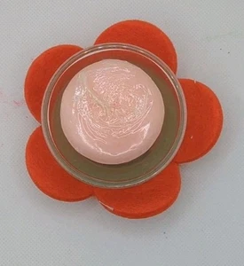 New Yankee Candle Glass/Felt Flower Tealight Holders+ Bermuda beach Tealight - Picture 1 of 3