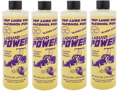 4 Bottles GRAPE SCENTED Power Plus Lube Fuel Additive Alcohol Top Lube  16oz - Image 1 of 2
