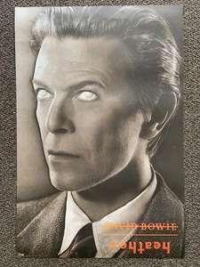 Póster promocional de David Bowie Heathens 2002 de doble cara - Imagen 1 de 4