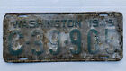 1949 Washington license plate. Original 