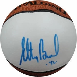 Elton Brand Hand Signed Autographed Mini Basketball Los Angeles Clippers W/ COA - Picture 1 of 3