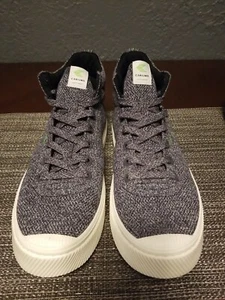Zapatos para caminar Cariuma Ibi top alto gris tejido bambú talla 10,5 o hombre 9,5 - Imagen 1 de 8