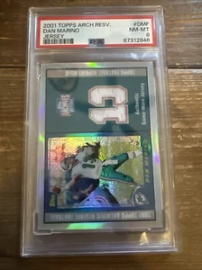 2001 Topps Archives Reserve Dan Marino Game Used Jersey Refractor  - Picture 1 of 2